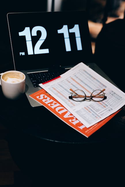 Leaders magazine on office desk